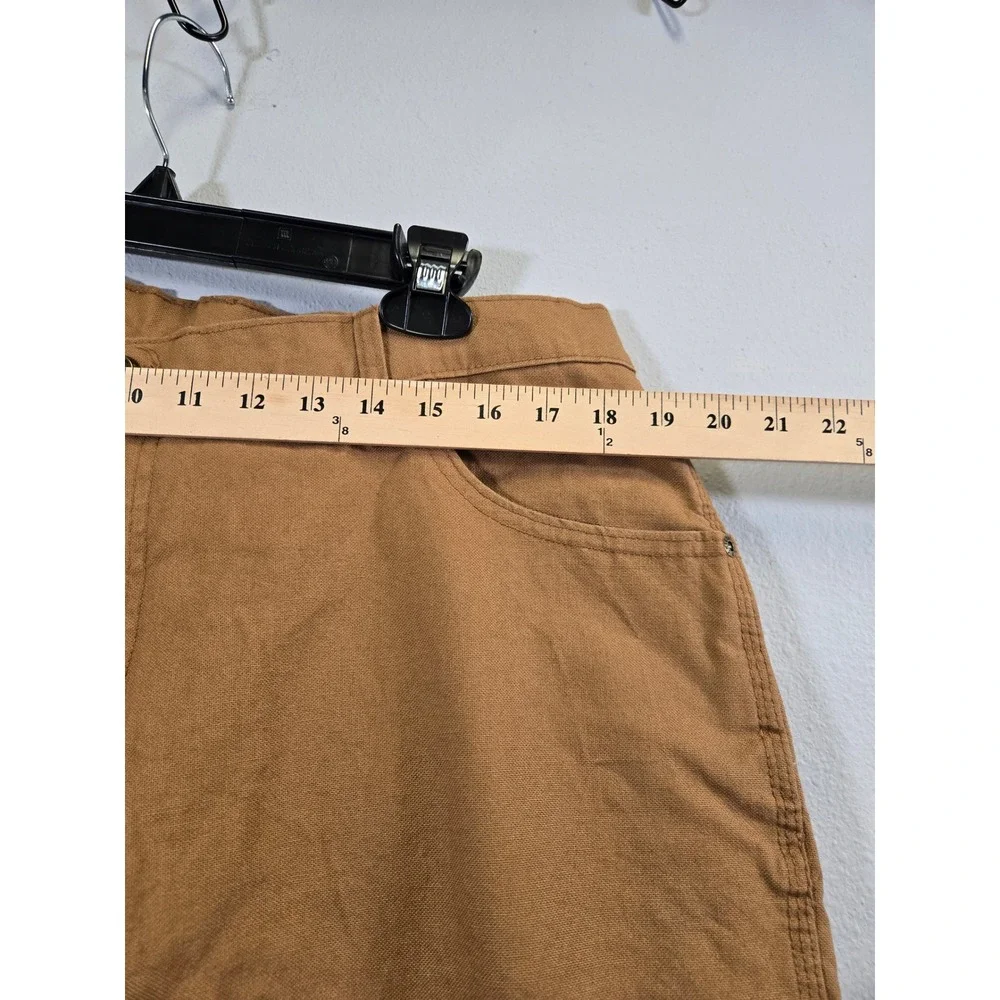 Dickies Workwear Duck Canvas Carpenter Utility Pants Brown 38x32